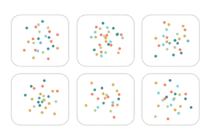 Illustration som visar olika små tidsfönster där Instagram-engagemang kan ske