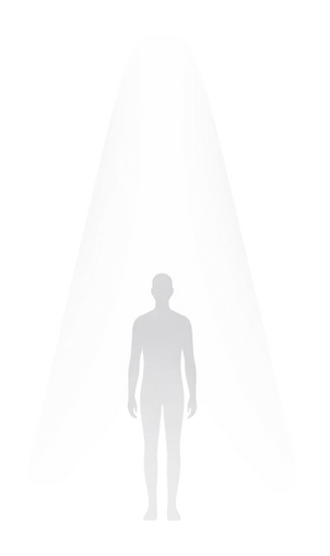 Symbolisk illustration av att vara på scen utan publik